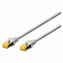 DIGITUS CAT6A S/FTP Patchkabel, 10 m, Grau