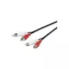 Microconnect AUDCH3 Audiokabel 3 m 2 x RCA Schwarz