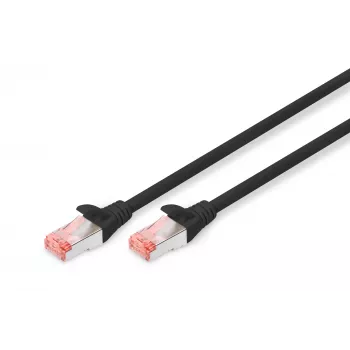 DIGITUS Patchkabel - CAT6 - S/FTP - Snagless - Cu - 2m - schwarz