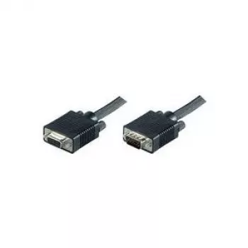 Microconnect MONGH1B Videokabel-Adapter 1 m SVGA HD15 Schwarz