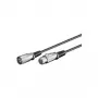 Microconnect XLRMF2 Audiokabel 2 m XLR (3-polig) Schwarz