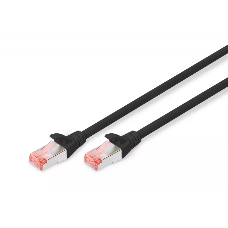 DIGITUS Patchkabel - CAT6 - S/FTP - Snagless - Cu - 5m - schwarz