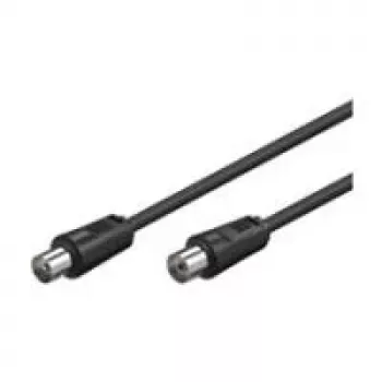 Wentronic Goobay 11563 Antennenkabel IEC Stecker/Buchse, 7,5 m, Schwarz