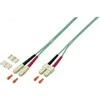 EFB Elektronik O0318.1 Duplex SC-SC OM4 LWL-Patchkabel, 1 m, violett