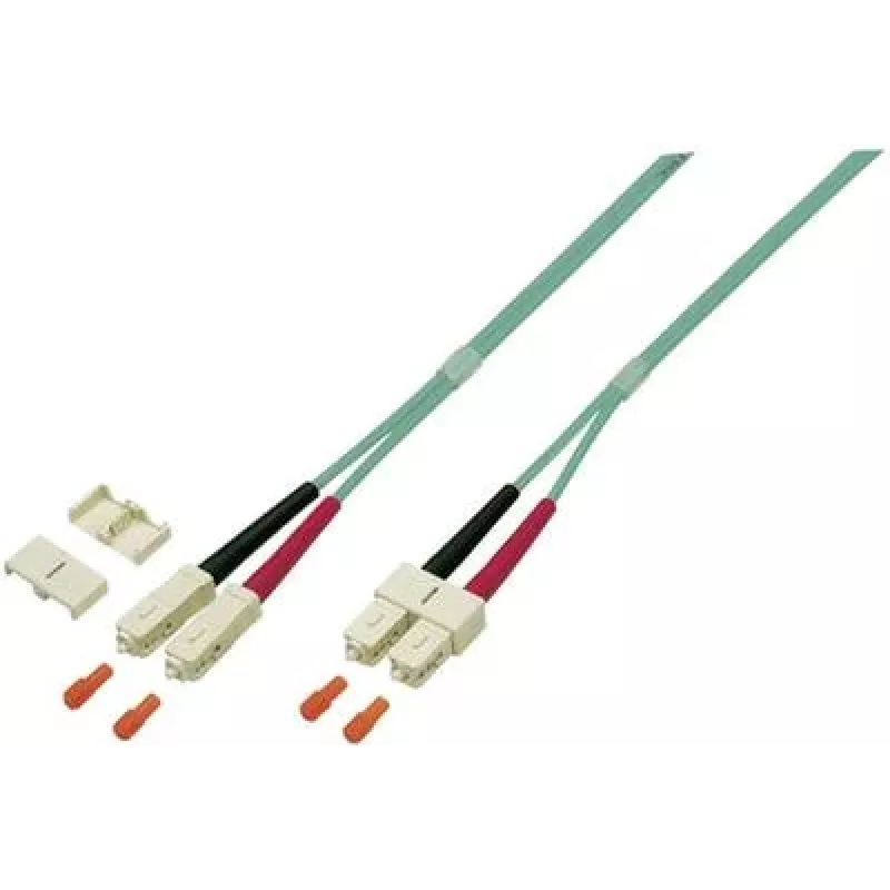 EFB Elektronik O0318.1 Duplex SC-SC OM4 LWL-Patchkabel, 1 m, violett