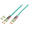 EFB Elektronik O0318.7,5 Duplex SC-SC OM4 LWL-Patchkabel, 7,5 m, Violett