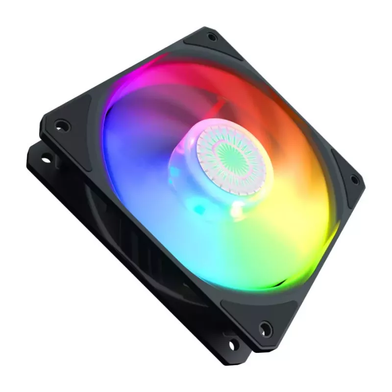 Cooler Master MasterFan MF120 Lite ARGB 120-mm-Gehäuselüfter, 650–1750 RPM, 120 m³/h, 30 dB, Schwarz
