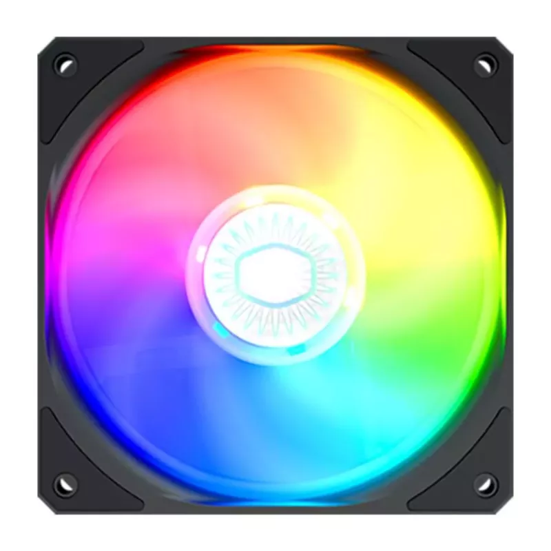 Cooler Master MasterFan MF120 Lite ARGB 120-mm-Gehäuselüfter, 650–1750 RPM, 120 m³/h, 30 dB, Schwarz