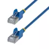 StarTech.com 3m Ultra Slim Cat6a Ethernet Patchkabel - Schwarz