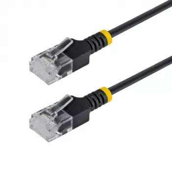 StarTech.com 80 cm Ultra Slim Cat6a UTP Patchkabel - RJ-45 Stecker zu RJ-45 Stecker - Schwarz