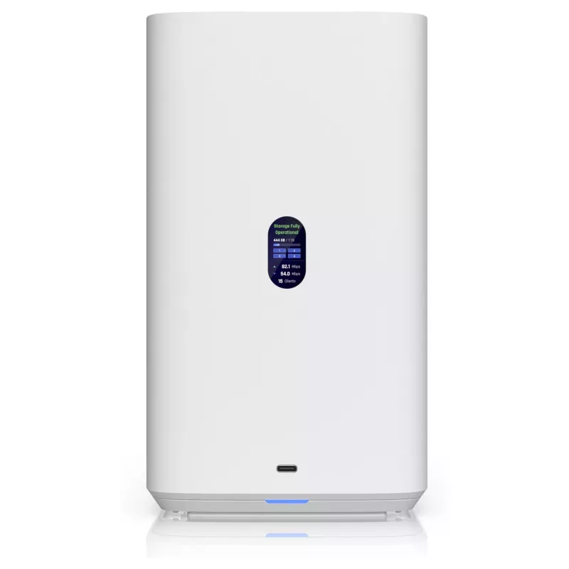 Ubiquiti UNAS-4-W 4-Bay NAS-Server, Weiß, 4GB RAM, 1x 2.5GbE, 1x USB-C-Erweiterung
