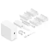 Ubiquiti UNAS-4-W 4-Bay NAS-Server, Weiß, 4GB RAM, 1x 2.5GbE, 1x USB-C-Erweiterung