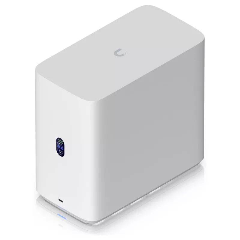 Ubiquiti UNAS-4-W 4-Bay NAS-Server, Weiß, 4GB RAM, 1x 2.5GbE, 1x USB-C-Erweiterung