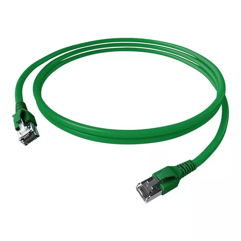 EASYLAN FlexBoot Patchkabel CAT 6a S/FTP 2m Grün