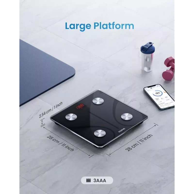 RENPHO Elis 1 Intelligente Körperwaage Schwarz