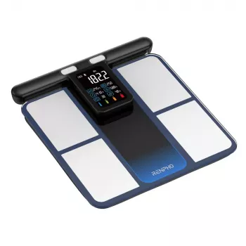 RENPHO MorphoScan MSC01 Waage, Schwarz/Silber, USB-C, Bluetooth