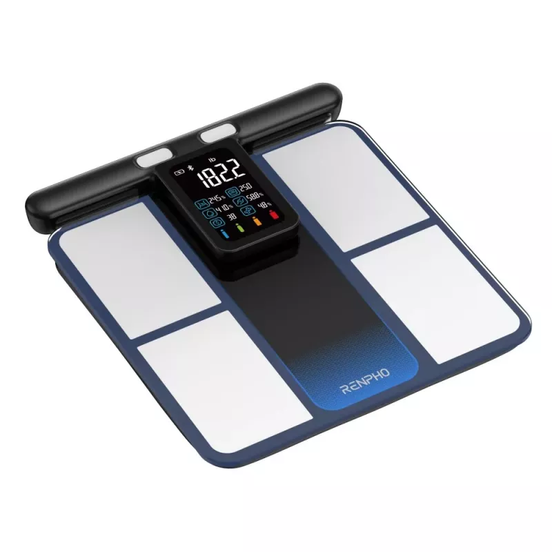 RENPHO MorphoScan MSC01 Waage, Schwarz/Silber, USB-C, Bluetooth