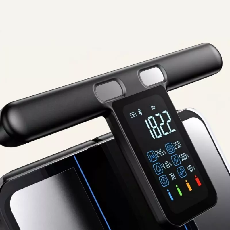 RENPHO MorphoScan MSC01 Waage, Schwarz/Silber, USB-C, Bluetooth