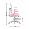 MARK ADLER Junior 4.4 Pink Dreh-Schreibtischstuhl