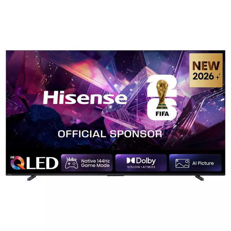Hisense 100Q7S PRO 100-Zoll 4K Hi-QLED Smart TV 144Hz 6ms HDR Wi-Fi Bluetooth Schwarz/Grau