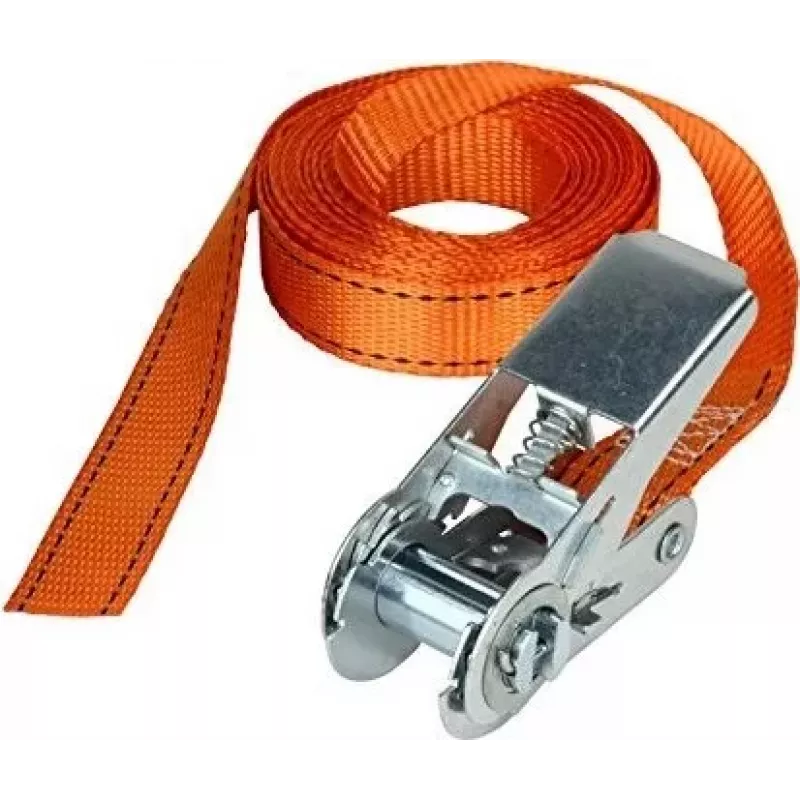 Master Lock Ratschen-Spanngurt 3209EURDAT - 5m, 400kg WLL, Orange