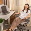 MARK ADLER Leadpro 8.7 Grau Bürostuhl mit Kopfstütze und Wippmechanismus