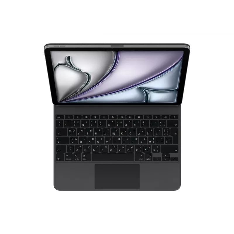 Apple Tastatur für iPad Air 13 Zoll (M4, M3) - Kabelgebunden - Russisch - Schwarz