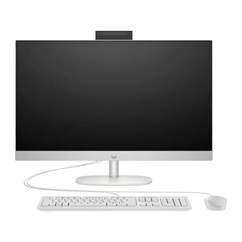 HP All-in-One 27-cr0154nh, Intel Core i7-1355U, 8GB RAM, 512GB SSD, 27 inch Full HD Touchscreen, Windows 11 Home, Weiß (generalüberholt)