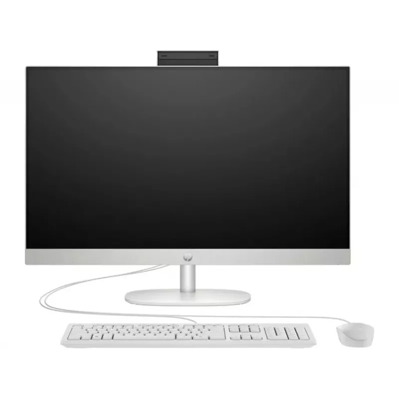 HP All-in-One 27-cr0154nh, Intel Core i7-1355U, 8GB RAM, 512GB SSD, 27 inch Full HD Touchscreen, Windows 11 Home, Weiß (generalüberholt)