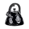 RESTO Pfeifkessel 3L Edelstahl Silber/Schwarz 90610
