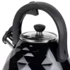 RESTO Pfeifkessel 3L Edelstahl Silber/Schwarz 90610