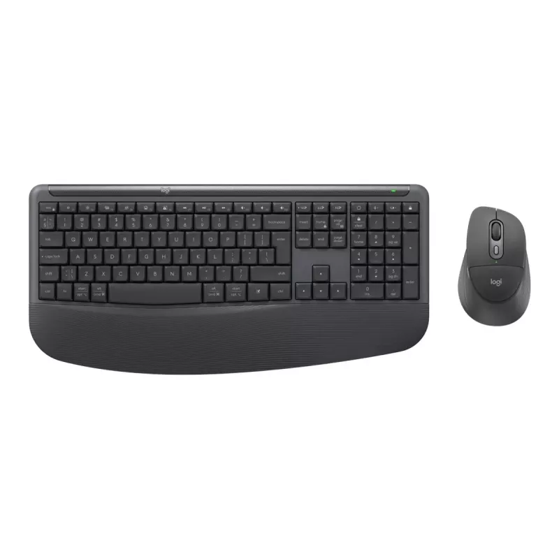 Logitech MK880 For Business Wireless Keyboard and Mouse Combo - Graphite - US International - 2,4GHz/BT