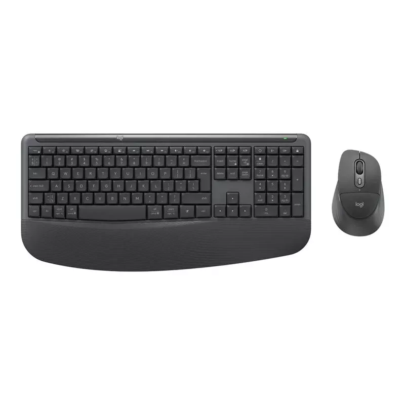 Logitech MK880 For Business Wireless Keyboard and Mouse Combo - Graphite - US International - 2,4GHz/BT