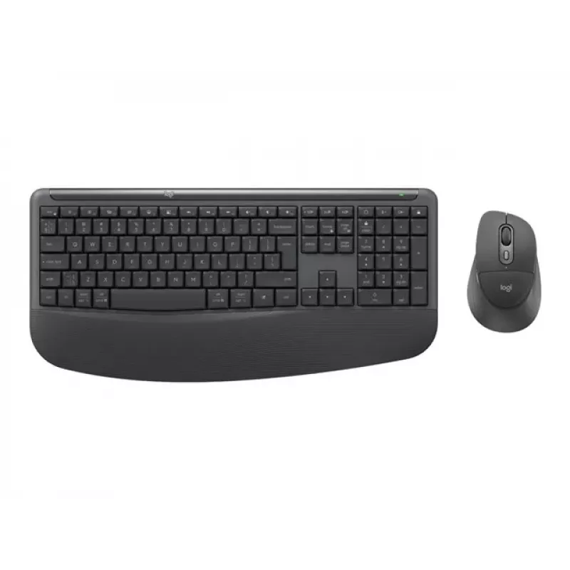 Logitech MK880 For Business Wireless Keyboard and Mouse Combo - Graphite - US International - 2,4GHz/BT