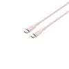 CANYON USB-C-auf-USB-C-Kabel 60W 1m Silikon Pink Sand
