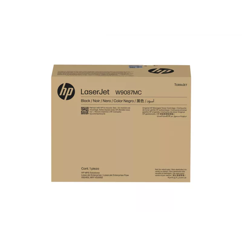 HP W9087MC schwarze Managed LaserJet Tonerkartusche, 30.000 Seiten