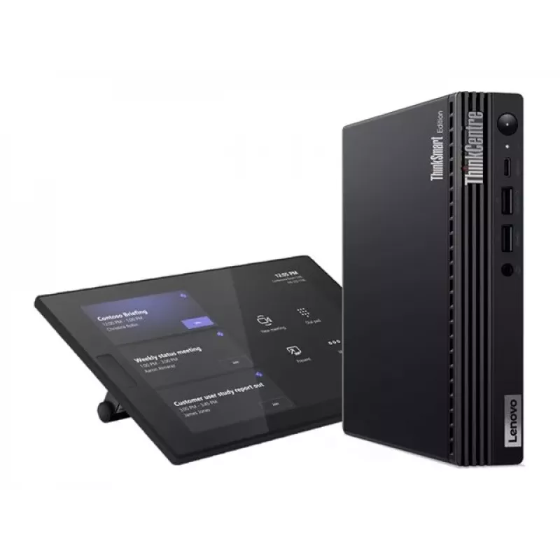 Lenovo ThinkSmart Tiny Kit 12XH000BMT Videokonferenz-Kit, Intel Core i3-13100T, 16GB DDR4, 256GB SSD, ThinkSmart Controller, Windows 11 IoT Enterprise