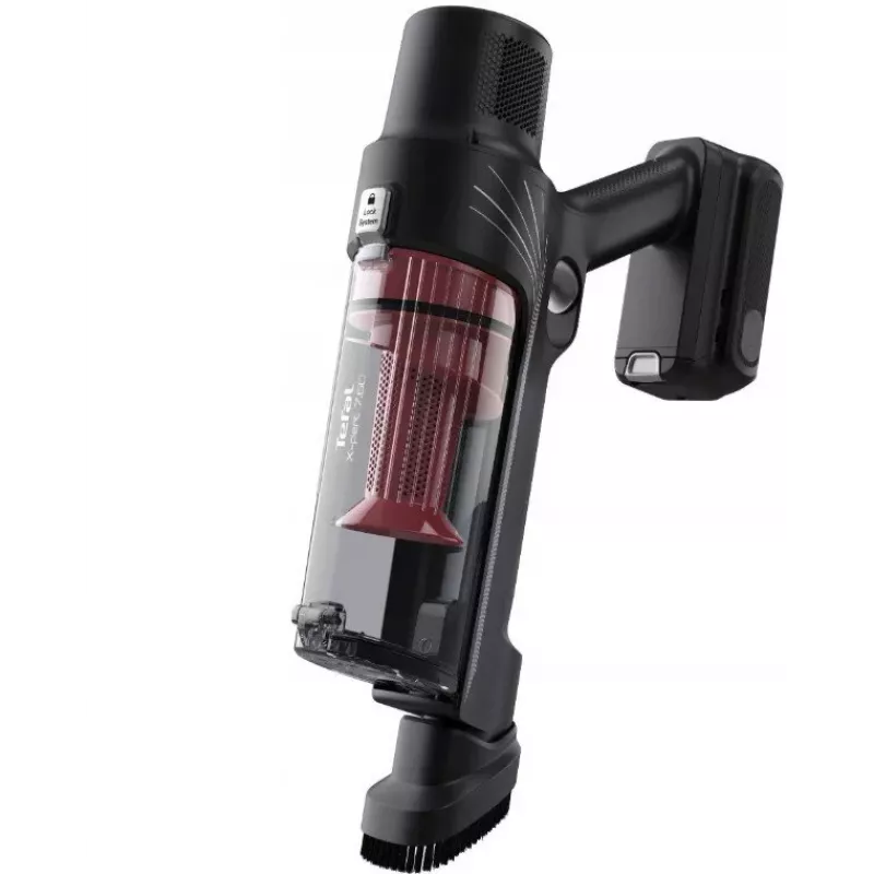 Tefal X-Pert 7.60 Animal TY6A75 Akku-Stielstaubsauger, 18,5 V, Rot/Schwarz