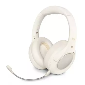 Muse M-295 ANCW Kabellose Over-Ear-Kopfhörer mit aktiver Geräuschunterdrückung, Weiß