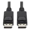 EATON Tripp Lite Series DisplayPort-Kabel mit Verriegelungssteckern, 4K 60 Hz (M/M), Schwarz, 10 ft. (3,05 m)