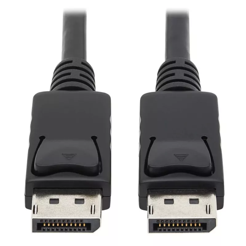 EATON Tripp Lite Series DisplayPort-Kabel mit Verriegelungssteckern, 4K 60 Hz (M/M), Schwarz, 10 ft. (3,05 m)