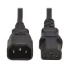 Eaton Tripp Lite Series Netzkabel, IEC 60320 C14 auf C13, 0,5 m, Schwarz
