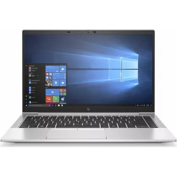HP EliteBook 840 G7 Laptop, Intel Core i7-10610U, 16GB RAM, 512GB SSD, 14,0 inch FHD IPS, Pike Silver, Windows 10 Pro (generalüberholt)