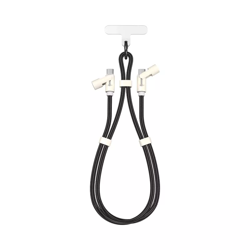 SBOX LANYARD BLACK USB-C auf USB-C Kabel 1,5 m Schwarz