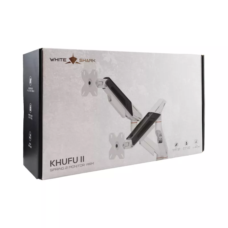 White Shark KHUFU-II GMS-3211 / 2 Monitor Desktop Mount