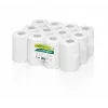 WEPA Mittenzufuhrrollen für Spendersystem RPMB268, 68 m, 195 Blatt, 20x35 cm, Recycling-Tissue (12 Rollen)