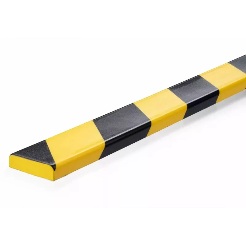 Durable S10 Kabelbrücke, PVC, Schwarz/Gelb, flach, 1000 mm, 40 mm