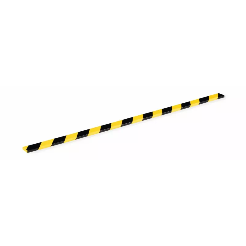 Durable S10 Kabelbrücke, PVC, Schwarz/Gelb, flach, 1000 mm, 40 mm