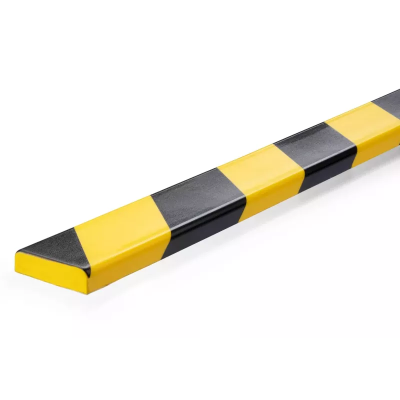 Durable S10 Kabelbrücke, PVC, Schwarz/Gelb, flach, 1000 mm, 40 mm