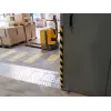 Durable S32R Bodenkabelbrücke, PVC, Schwarz/Gelb, Abgerundet, 1000 mm